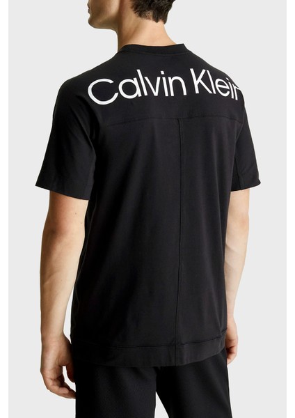 Calvin Klein Pamuklu Regular Fit Bisiklet Yaka T Shirt 00GMS4K174BAE Erkek T Shirt 00GMS4K174 Bae