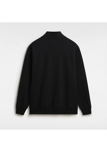 Sport Hafl Zip Siyah Sweatshirt