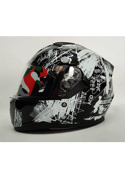 SH-667 Funky Güneş Vizörlü Kapalı Kask