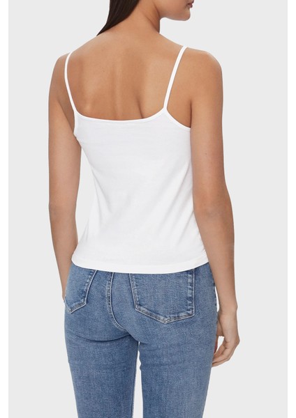 Pamuklu Slim Fit Ip Askılı Top J20J223105YAF Bayan Top J20J223105 Yaf