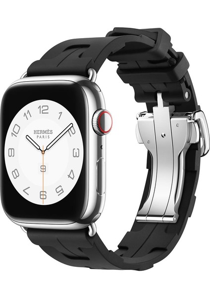 Apple Watch 6 5 4 3 2 1 Se 42 44 mm Uyumlu Spor Kordon Hermes Kilim Motifli Kayış Katlanabilir Toka fiyatları