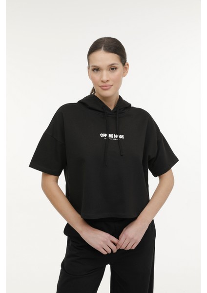 Wl Asterıa 17MDK410 4fx Siyah Kadın Sweatshirt