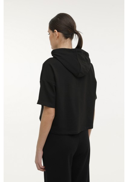 Wl Asterıa 17MDK410 4fx Siyah Kadın Sweatshirt