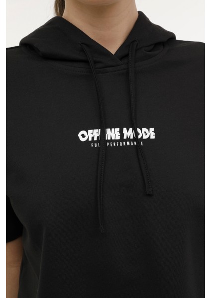 Wl Asterıa 17MDK410 4fx Siyah Kadın Sweatshirt