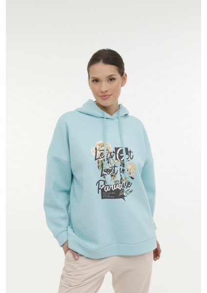 WL LAYLA 17GF83 3PR Yeşil Kadın Sweatshirt