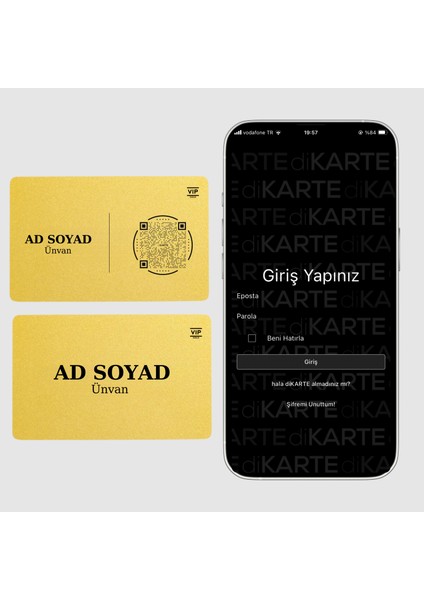 Classic Digital Business Card - Hazır Tasarım 2 fiyatları