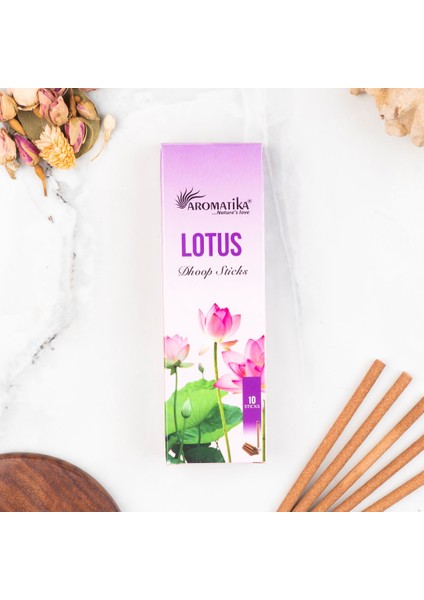 Lotus Aromalı Dhoop Tütsü