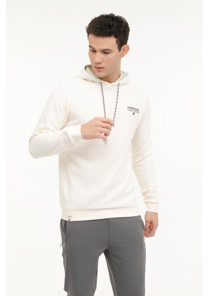 ml Jerry 17URB1013 4fx Kırık Beyaz Erkek Sweatshirt