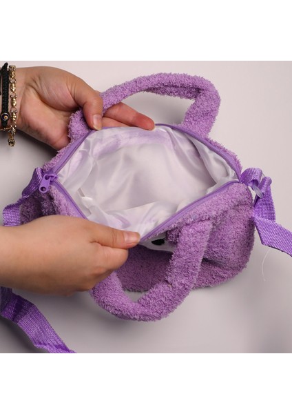 Sanrio Kuromi Mor Peluş Omuz El Çantası fiyatları