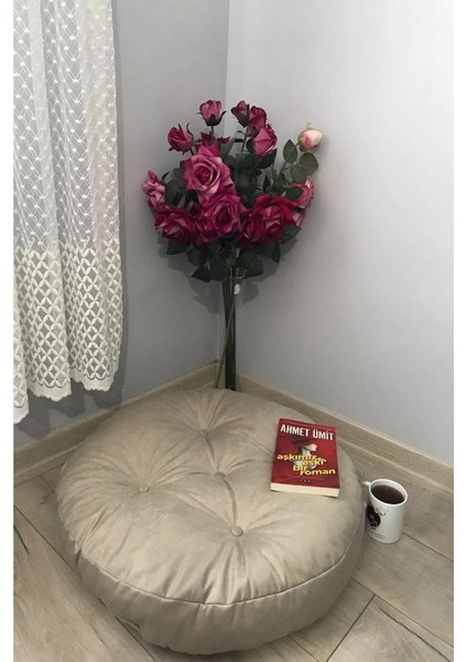 Bej Rengi Mini Yer Pufu Yer Minderi fiyatları