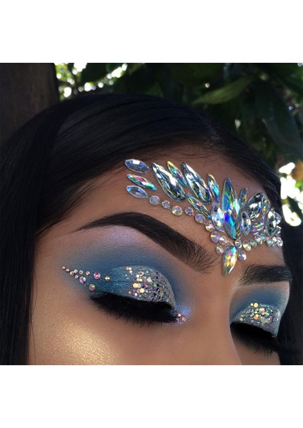 Austral Işıltılı Kristal Kesim Makyaj Festival Yüz Taşı Face Gems indirimleri