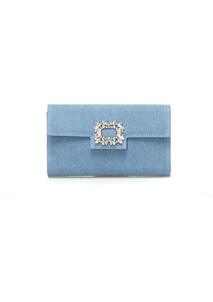 Jeanstone 4fx Mavi Kadın Clutch