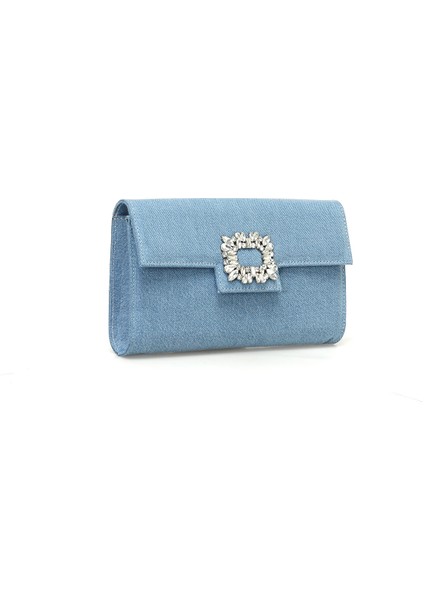 Jeanstone 4fx Mavi Kadın Clutch