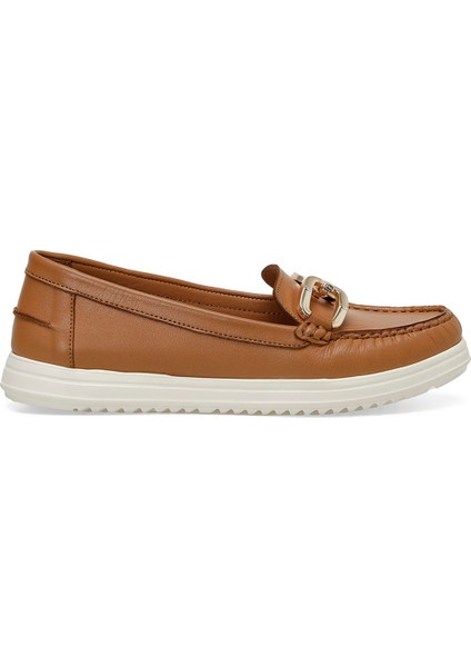 Beco 4Fx Taba Kadın Loafer