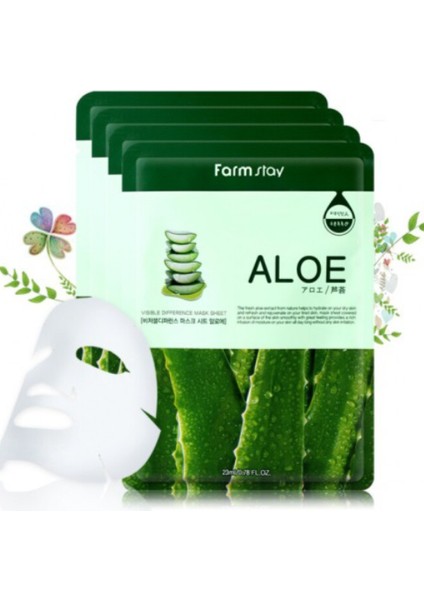 Aloe Visible Mask Aloe Vera İçeren Kağıt Maske