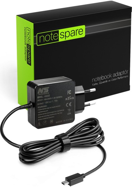 Asus ile Uyumlu AD890526, ADP-33AW A, ADP-33AW A-B, ADP-33AW Ad Adaptör Şarj Aleti