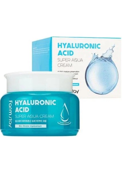 Cilt Kremi Hyaluronic Acid Süper Aqua Cream Su Bazlı Nemlendirici Krem