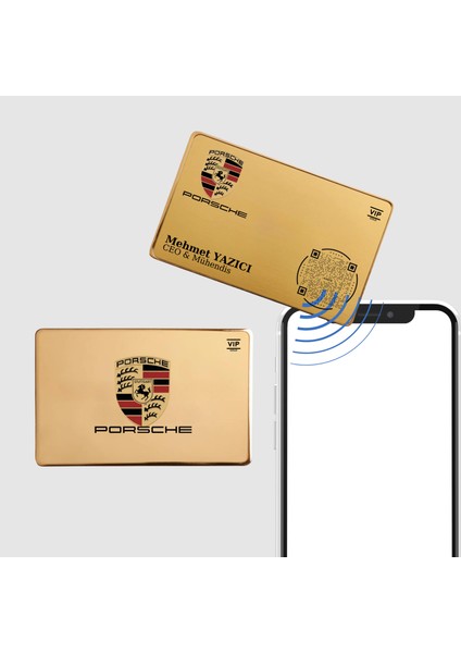 Elite Metal Digital Business Card - Hazır Tasarım 1