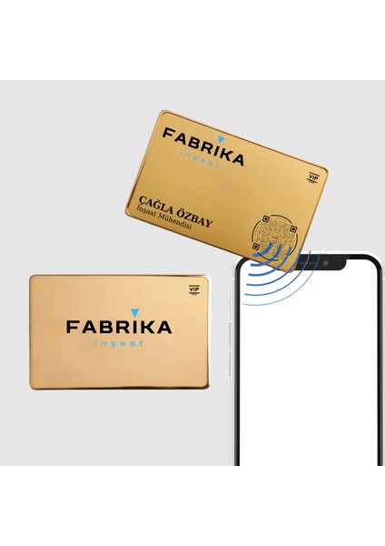 Elite Metal Digital Business Card - Hazır Tasarım 1
