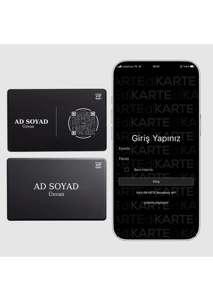 Elite Metal Digital Business Card - Hazır Tasarım 2