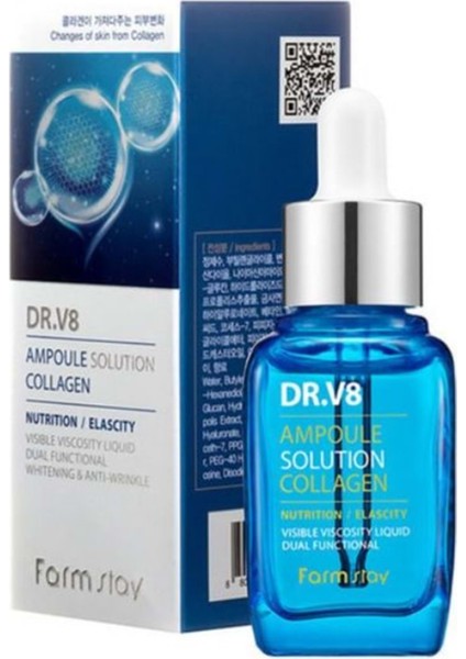 Dr-V8 Ampoule Solution Hyaluronic Acid Cilt Yenileyici Ampul