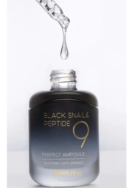 Black Snail & Peptide 9 Perfect Ampoule Salyongoz Özü ve 9 Peptid İçeren Yenileyici Serum