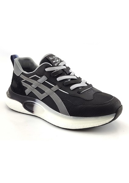 563 Erkek Sneaker Spor Ayakkabı-Siyah