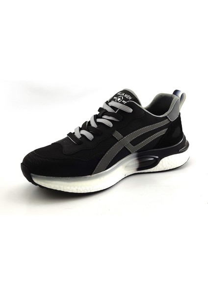 563 Erkek Sneaker Spor Ayakkabı-Siyah