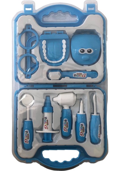 Heroes Toys ERN-2038 Çantalı Ağızlı Erkek Dişçi Seti 36