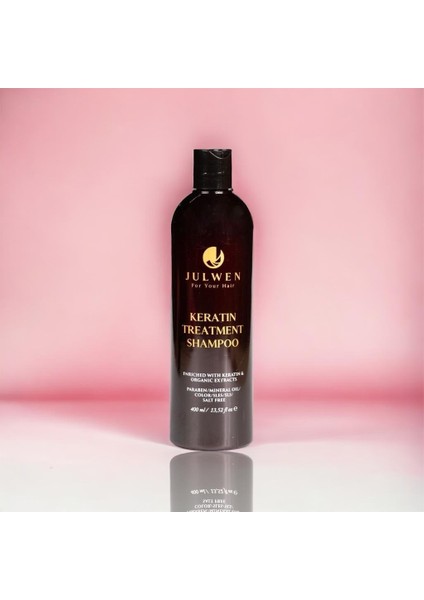 Keratin Tratment Shampoo 400 ml Keratin Şampuan