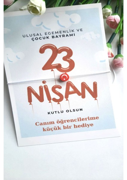 5 Adet 23 Nisan Konsept -23 Nisan Bileklik