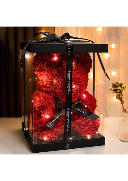 Teddy Rose Kırmızı Gül Ayıcık