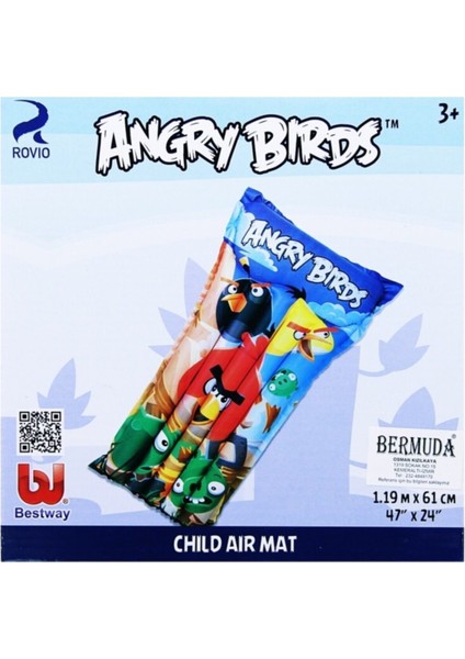 Tekno Trust Mavi Angry Birds Çocuk Deniz Yatağı Pompa Dahil Değildir