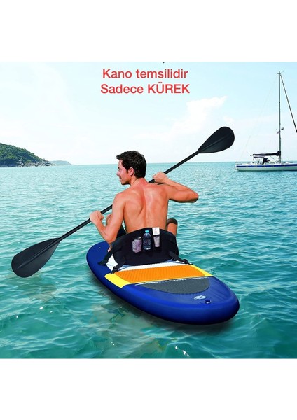 Tekno Trust Siyah Hydro-Force Siyah Çiftli Kürek - Paddle Board - Kano Ayarlanabilir Kürek 305 cm