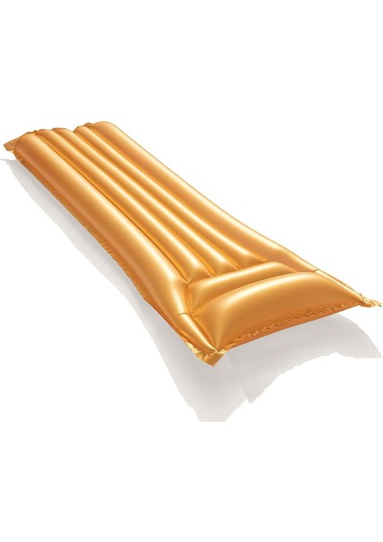 Tekno Trust Çok Renkli Altın Renk Unisex Deniz Yatağı 183X69 cm Gold Edition Float Fashion Pompa Dahildir