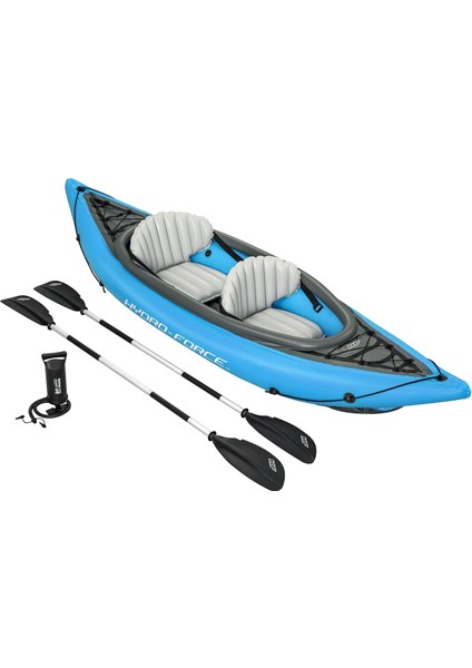 Tekno Trust Mavi Hydro-Force Çift Kişilik Şişme Kano 331 x 88 cm 65131 modelleri