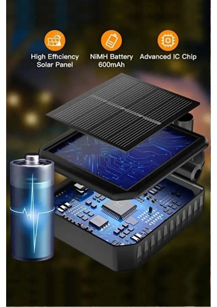 8 Led'li Güneş Enerjili Ateş Böceği Çiçek Lamba (2 adet) fırsatları