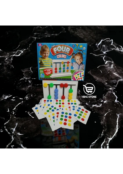 Four Color Game Akıl Zekâ Mantık Oyunu Rubik Abaküs (4 Renk Oyun)