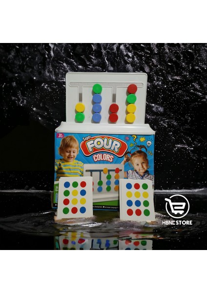 Four Color Game Akıl Zekâ Mantık Oyunu Rubik Abaküs (4 Renk Oyun)