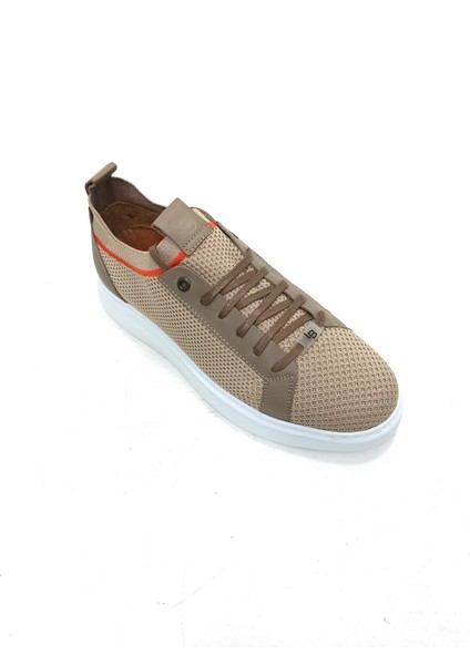 Lucıano Bellini Vizon Triko Erkek Sneaker Ayakkabı