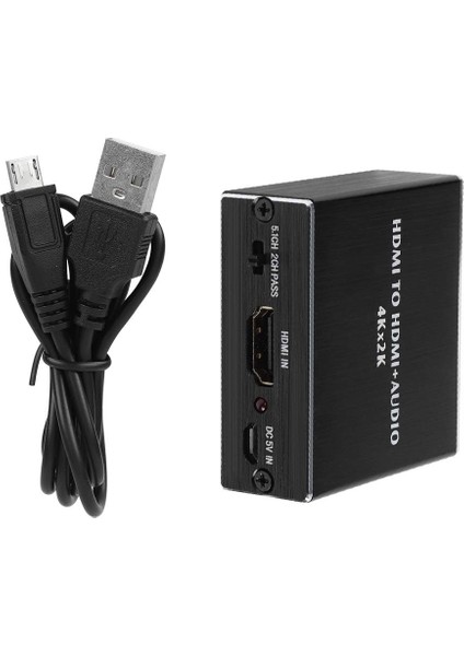 HDMI Ses Ayırıcı 4k*2k Hdmı'dan Optik Spdif Toslink HDMI 3,5 mm Ses Dönüştürücü 2ch 5.1ch 3 Ses Modu Audio Extractor