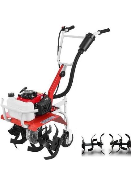 P4000 24 Bıçaklı 4 Hp 4 Zamanlı Benzinli Mini Çapa Makinesi