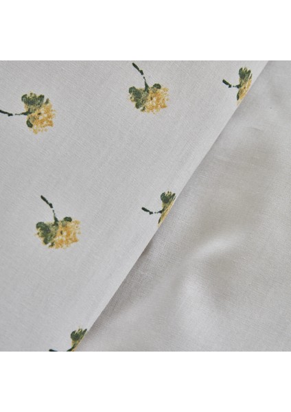 Herbal %100 Pamuk Çift Kişilik Nevresim Pike Set Beyaz