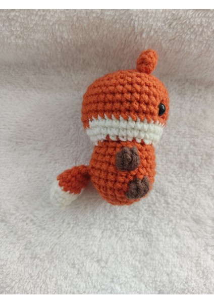 Trendo Gurumi Amigurumi Mini Tilki Anahtarlık Oyuncak (6 Cm-1 Adet)