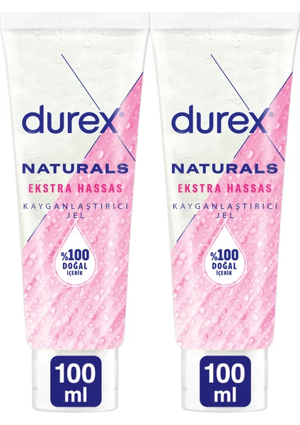 Naturals Ekstra Hassas Kayganlaştırıcı Jel 100 ml X 2