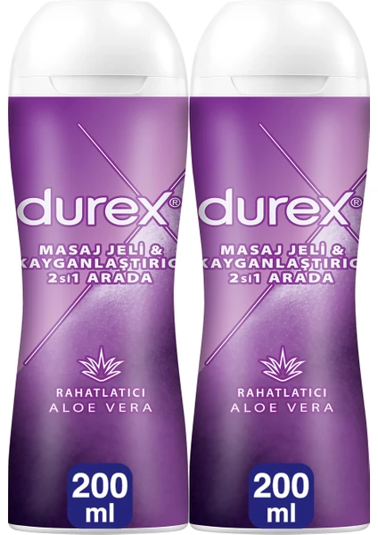 Aloe Vera Kayganlaştırıcı & Masaj Jeli 200 ml X 2