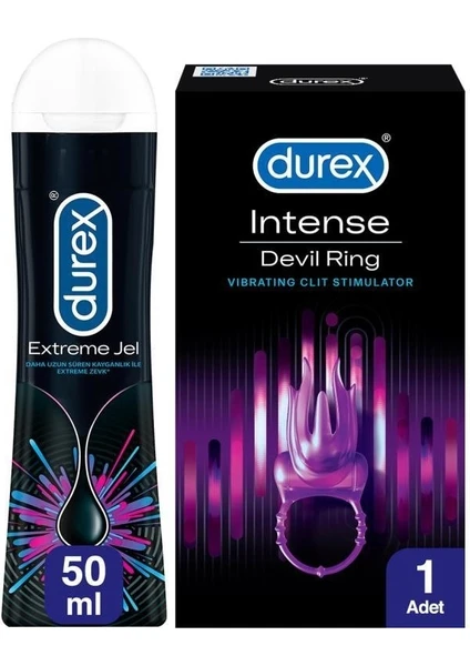 Devil Ring Titreşimli Halka + Extreme Anal Kayganlaştırıcı Jel 50ml