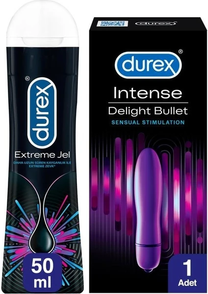 Intense Vibe Bullet Titreşimli Vibratör + Extreme Anal Kayganlaştırıcı Jel 50ml