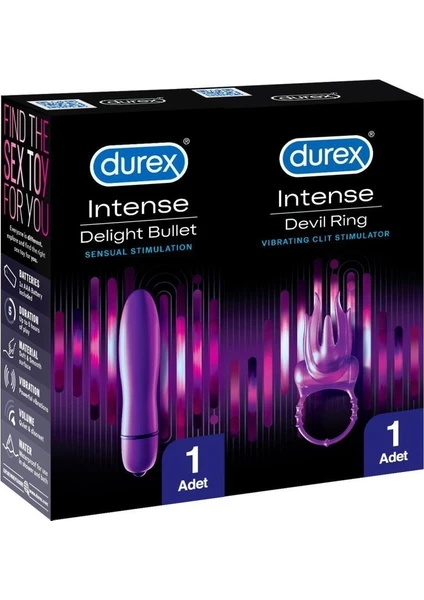 Intense Vibe Bullet Titreşimli Vibratör + Devil Ring Titreşimli Halka