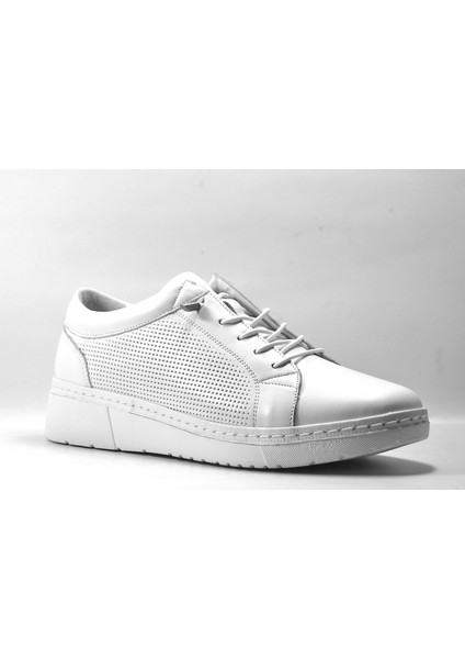 5277-1 Deri Gri & Beyaz Lastikli Kadın Casual Ayakkabı fiyatları